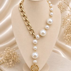 Collana Golden Pearl